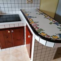 Penisola cucina pietra di lava