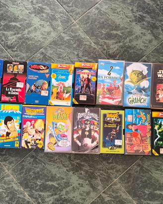 15 VHS Vintage Power Rangers Star Wars Anime  Film