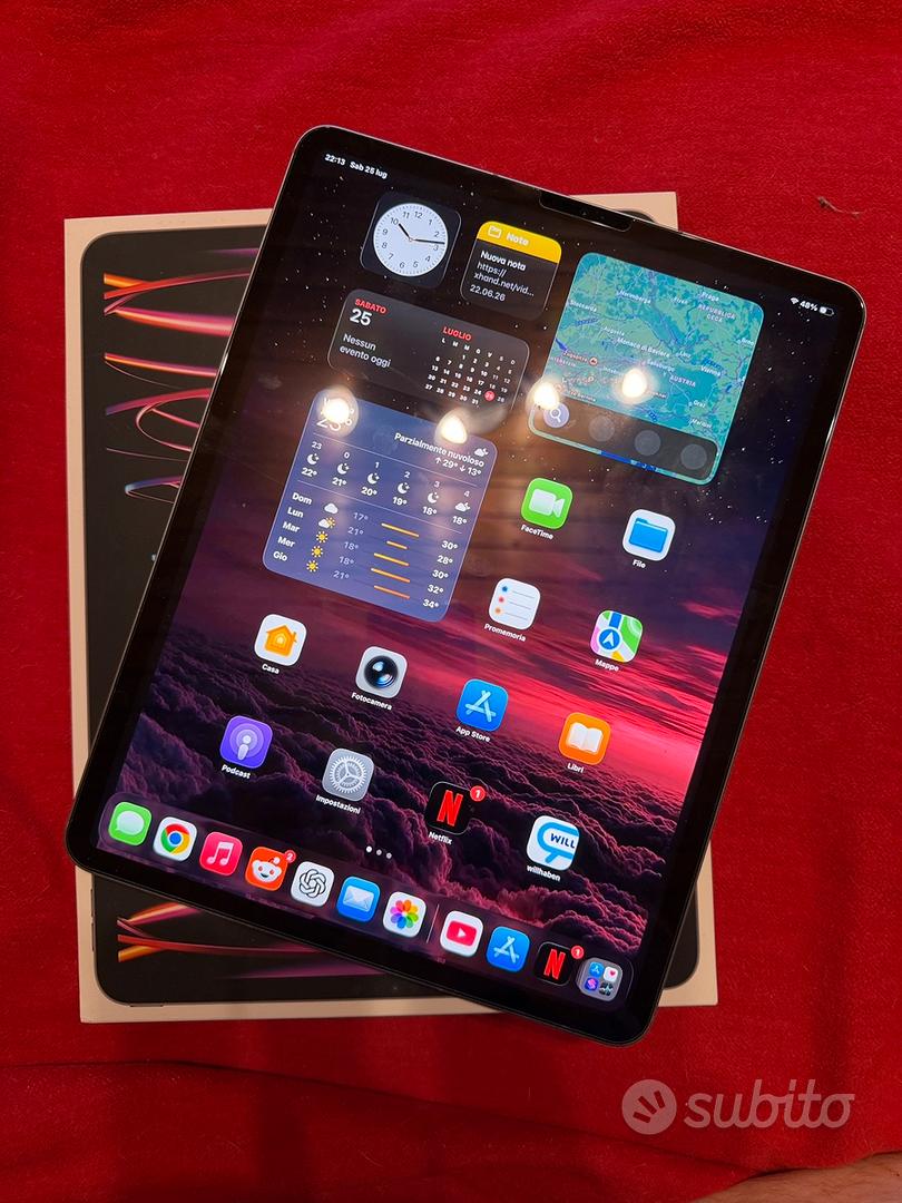 Ipad pro 12.9 M2 256gb cellular 6 generazione
