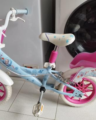 Bicicletta bimba FROZEN 3/6 ANNI con rotelline