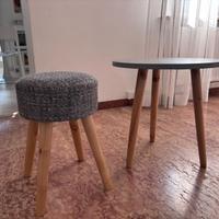 SET TAVOLINO + POGGIAPIEDI