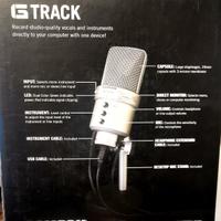 Microfono Samson gtrack USB+ragno+antipop 