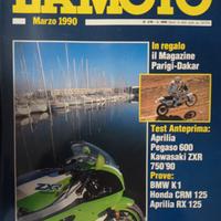 rivista LA MOTO numero 3 anno 1990