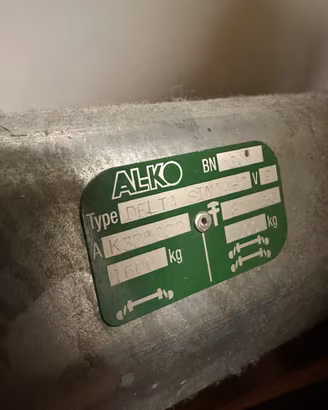 Assale frenato AL-KO Delta SI-N 14-2 1600 kg ruote