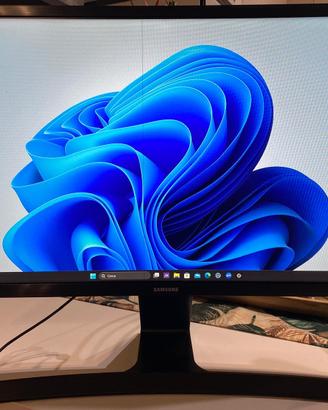 Monitor Samsung con riga in mezzo