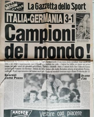 Gazzetta dello Sport - Campioni del Mondo 1982