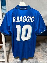 Maglia Baggio italia calcio jersey retro diadora