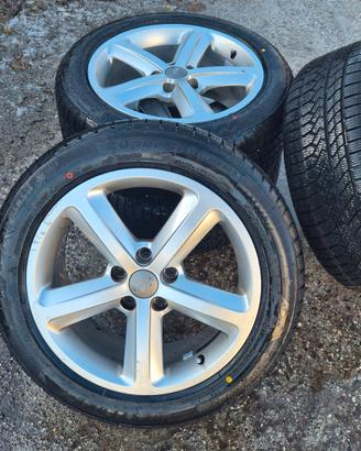 Cerchi Audi originali 17" con gomme invernali