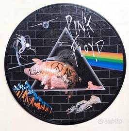 Vinile 33 giri da parete omaggio ai Pink Floyd 