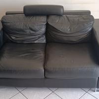 Divano in pelle 2 posti
