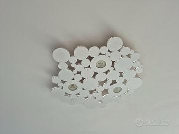 Plafoniera CATTANEO – BOLLE Metallo Bianco a LED