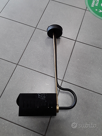 Lampada da soffitto anni 80 in metallo