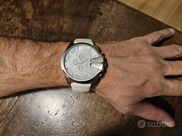 Orologio Diesel Bianco/Acciaio - Originale