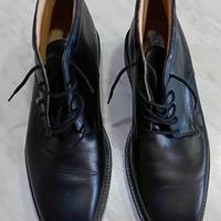 Stivaletto nero uomo Soldini in pelle e cuoio