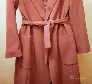 cappotto donna invernale rosa forte