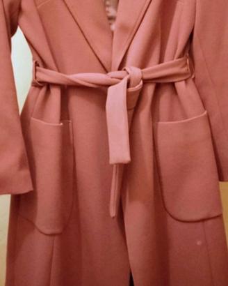 cappotto donna invernale rosa forte
