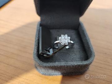Anello Margherita Fabiani Oro Bianco e Diamanti Na