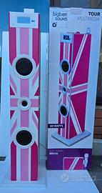 Torre multimediale BigBen - Union Jack con microfo