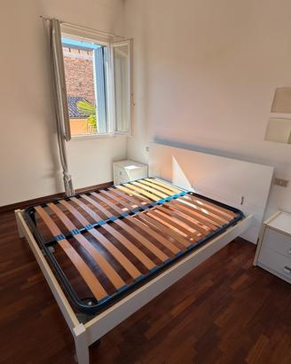 Frame letto + rete con doghe