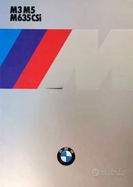 Depliant Originale BMW M3 - M5 - M635 CSi