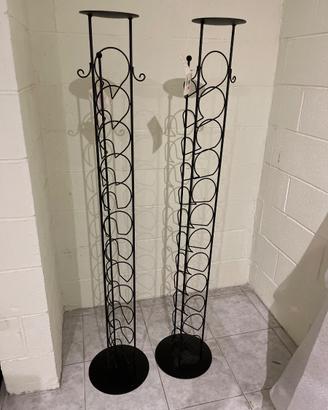 porta bottiglie in metallo