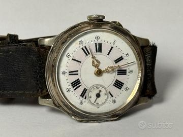 Orologio da polso vintage S. Perrin Genève argento