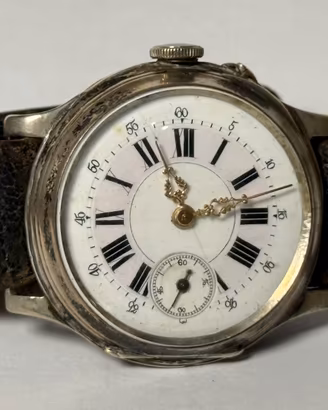 Orologio da polso vintage S. Perrin Genève argento