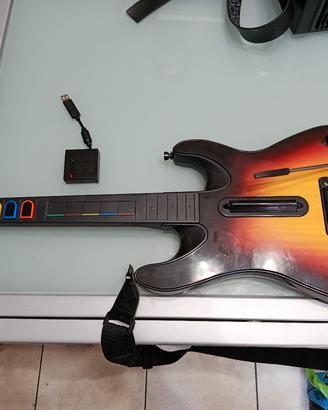 Chitarra Guitar Hero PS2 funzionante 