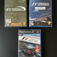Bundle PS2 stagioni F1 2001 - 2002 - 2004