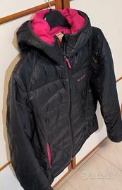 Giacca Piumino Quechua Decathlon Nera con Cappucci