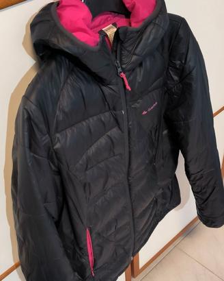 Giacca Piumino Quechua Decathlon Nera con Cappucci