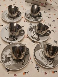 Raro set 6 tazzine Illy Art Collection 