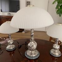 Set di lampade in argento di Ottaviani