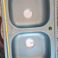 Lavello  INOX NUOVO 2VASCHE