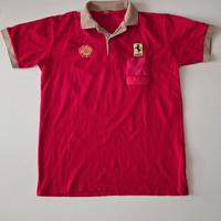 Ferrari Polo Vintage Rara L Rosso