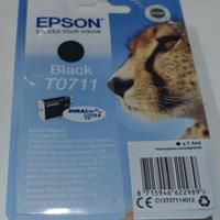 Cartuccia Epson Ghepardo nera T0711 originale