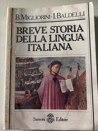 Breve storia della letteratura italiana Migliorini