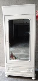 Antico armadio fine '800 shabby chic laccato