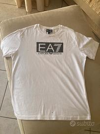 T-shirt Emporio Armani 12 anni cotone bianca