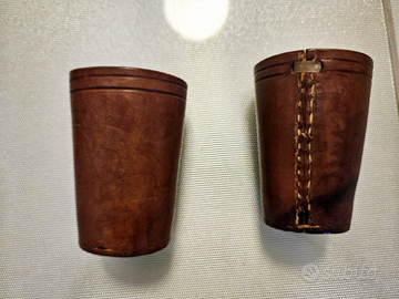 Bicchieri da gioco dadi vintage