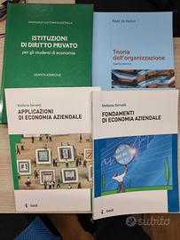 set 4 libri universitari