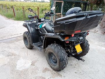 Quad cfmoto 450l - 2022,targa gialla