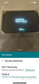 Nuovissimo tablet A7 Samsung