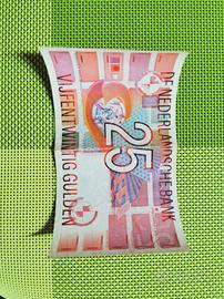 banconota Olanda 25 gulden 1989 VF
