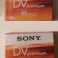 2 SONY DV PREMIUM da 60 minuti