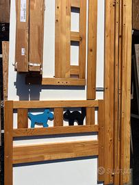 Lettino IKEA KRITTER legno pino 70x160 + Materasso