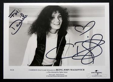 Cameron Diaz, Autografo Originale - LOA