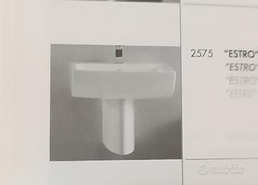 LAVABO SOSPESO CON SEMICOLONNA