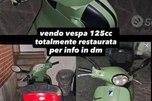 vespa 125 4t restaurata