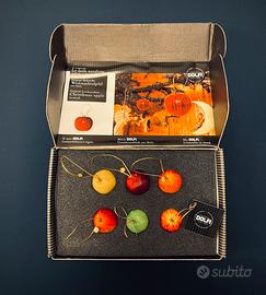 Esclusivo set “Christmas Apples” in legno (Dolfi)